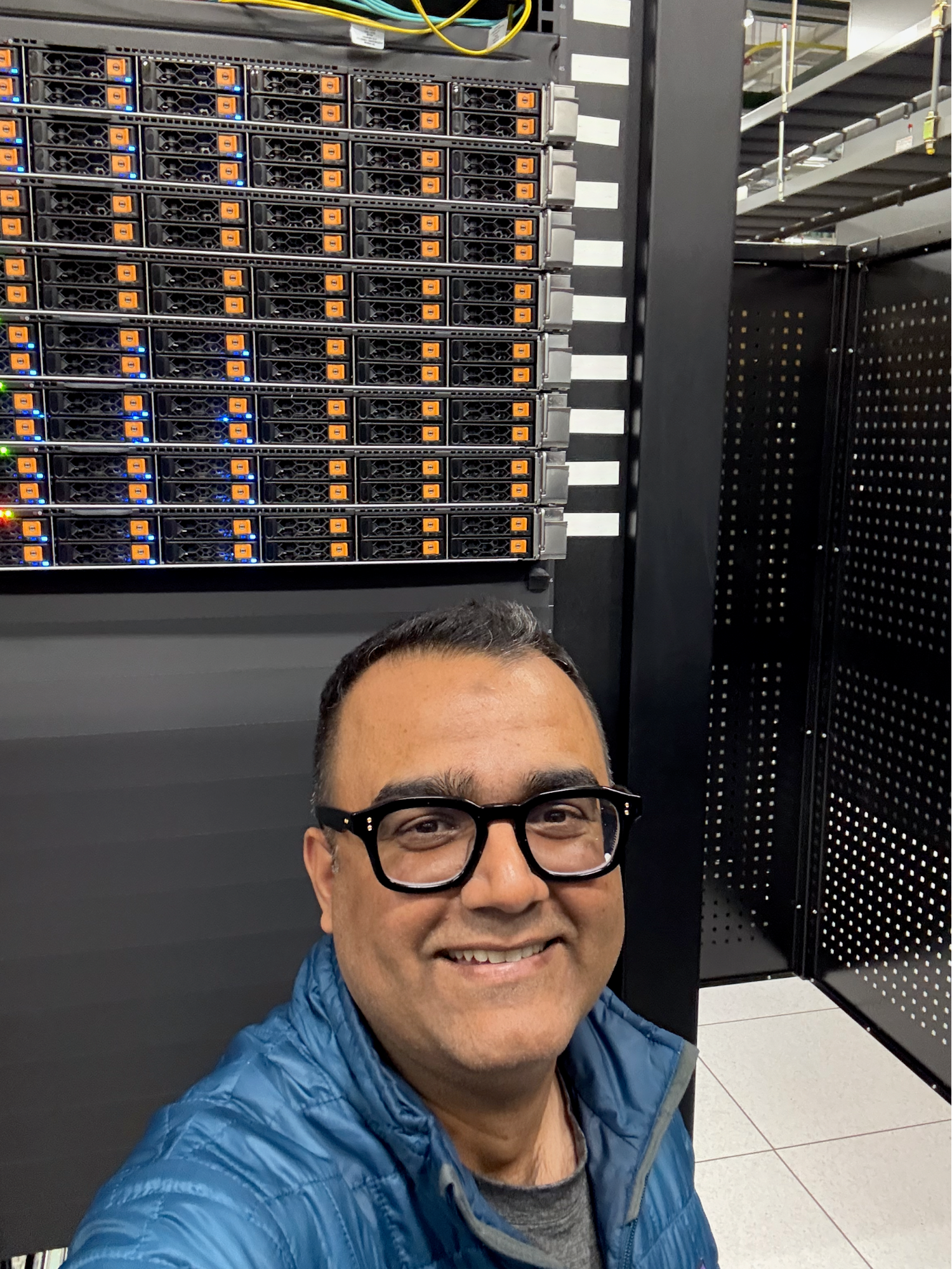 Tigris datacenter hardware showing server racks