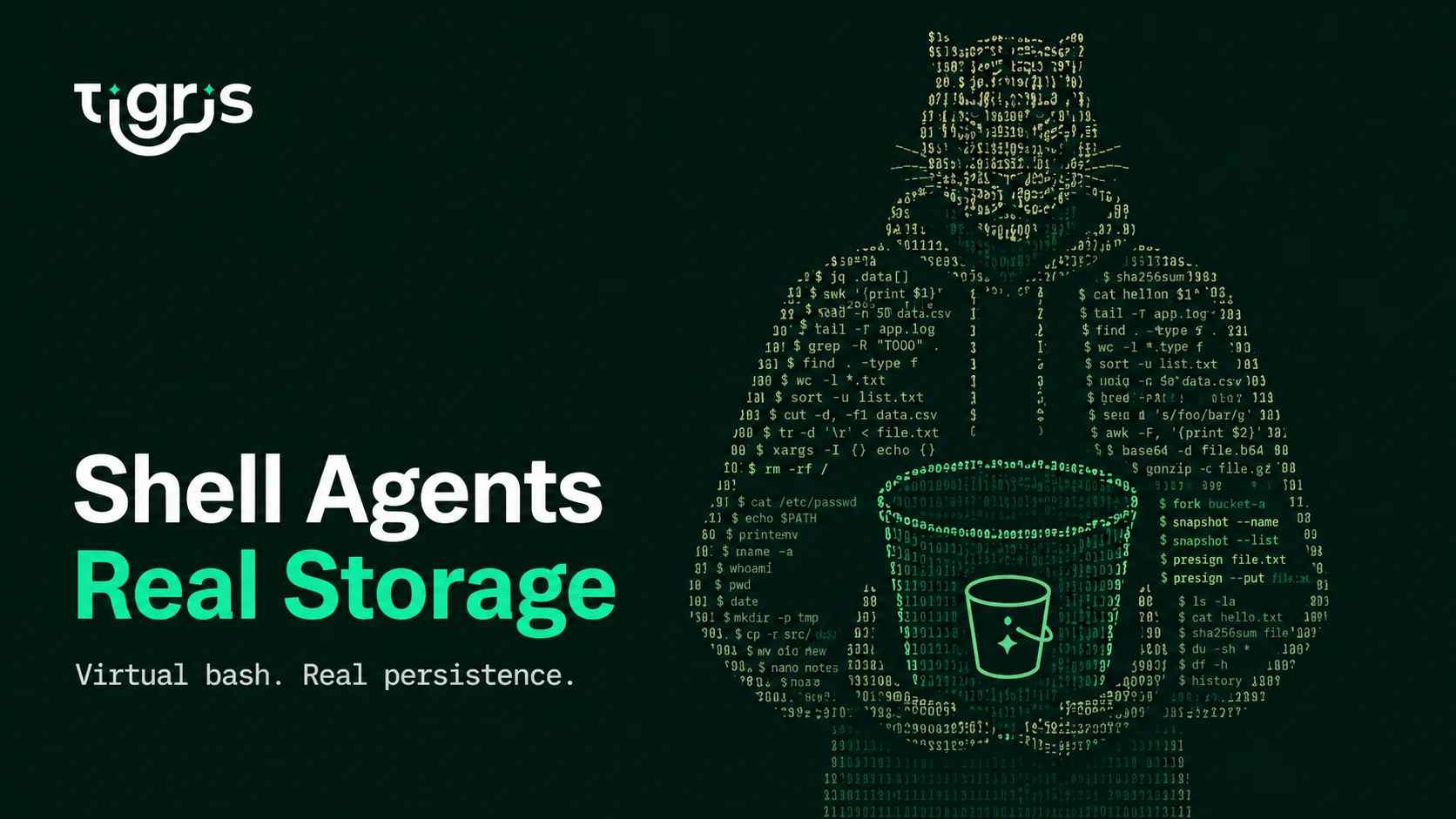 We gave just-bash persistent storage