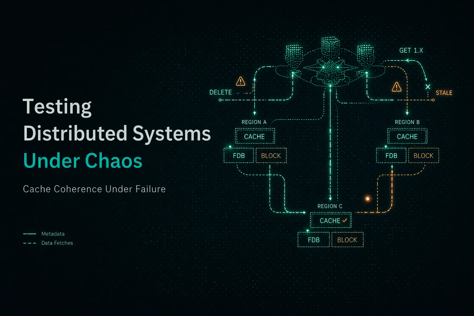 Cache coherence: a cache in front of a consistent store
