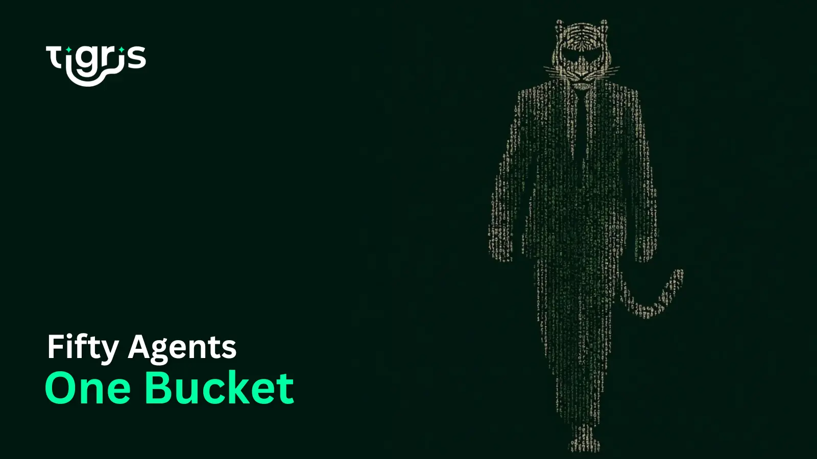 Fifty agents for the price of one bucket — agent data on Tigris object storage