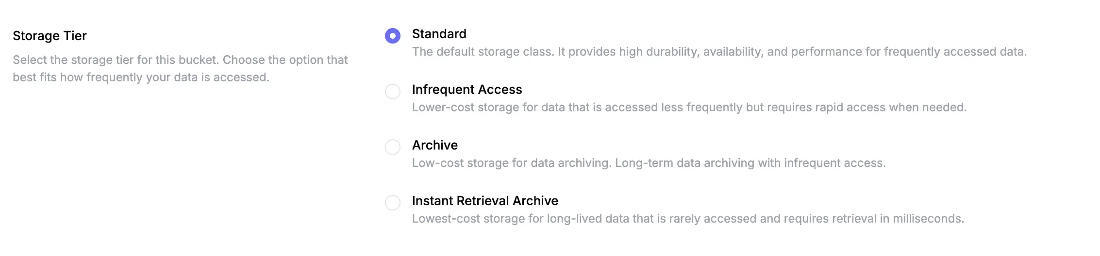 Bucket Settings | Tigris Object Storage Documentation
